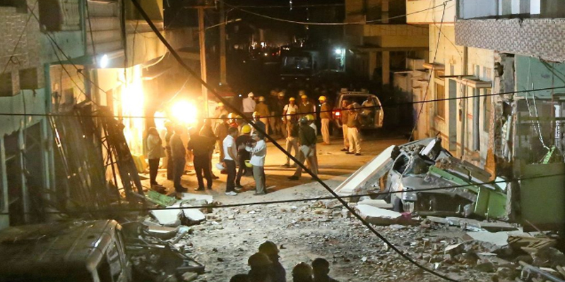 الهند: انهيار فندق بأكمله خلال حفل زفاف في انفجار خزان غاز